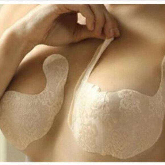 Adhesive Strapless Push Up Backless Bra by FASHION FORMS in Black A Cup - Picture 4 of 4